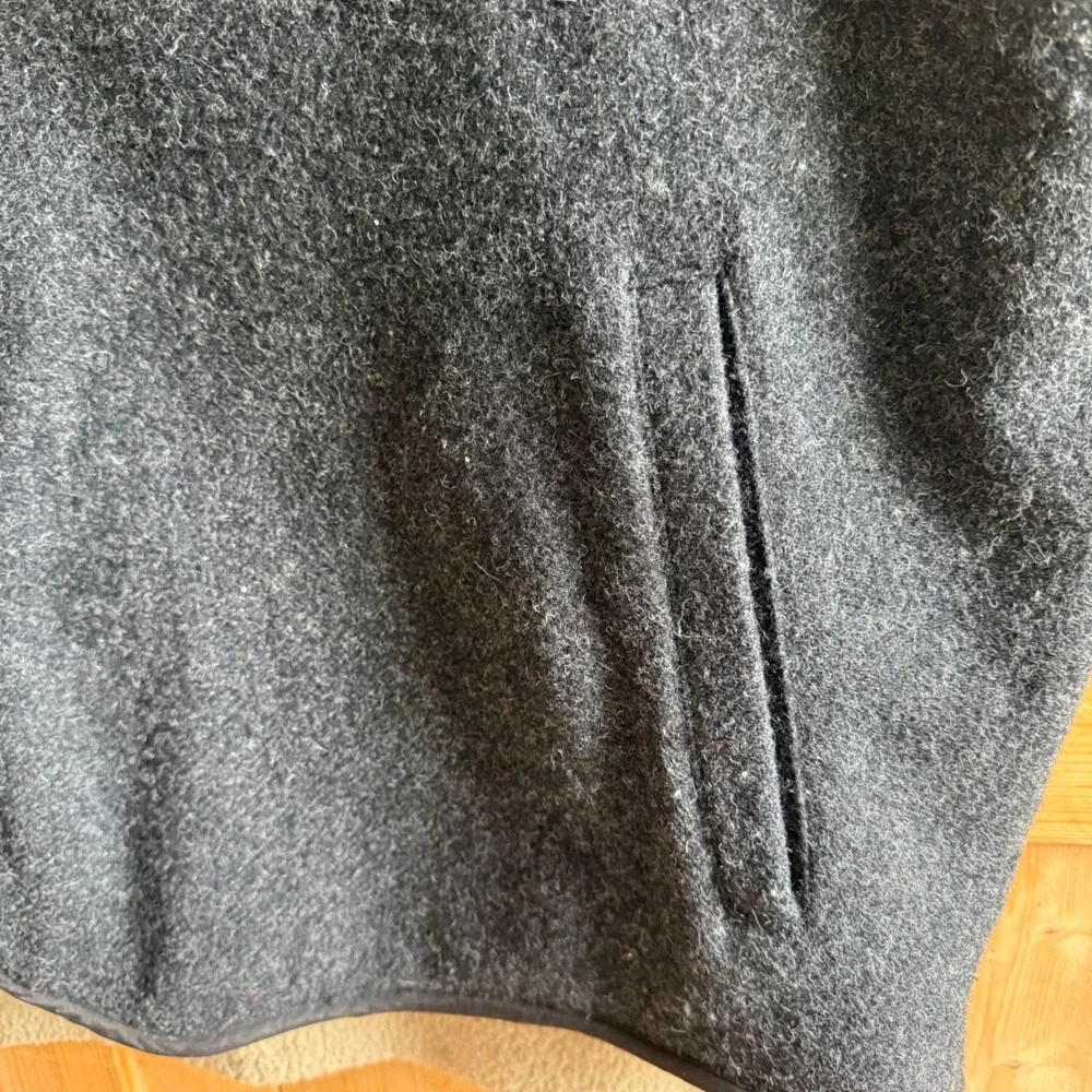 Woolrich Men's 2XL Sherba Zip-Up Gray Wool & Nylon Vest